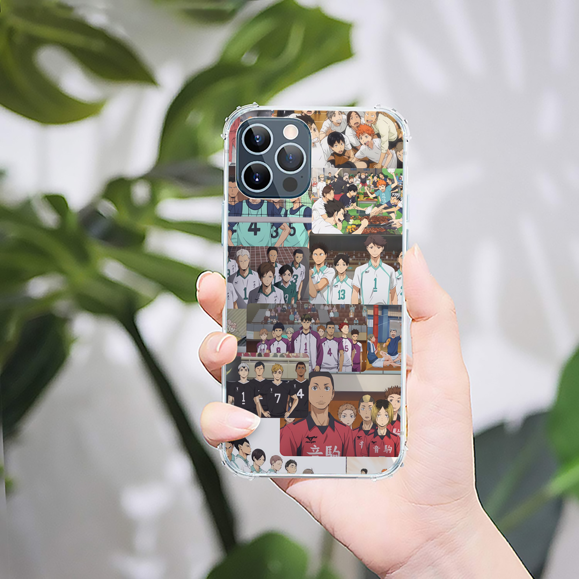 （画像用） ハイキュー!! Haikyu!! 【iPhone 12シリーズ対応】透明スマホケース（クリアソフトケース）